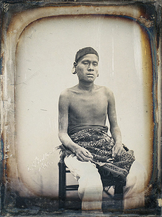 3/05 — E.THIESSON Botocudo, 1844 Daguerreótipo Acervo Musée du Quai Branly (França)