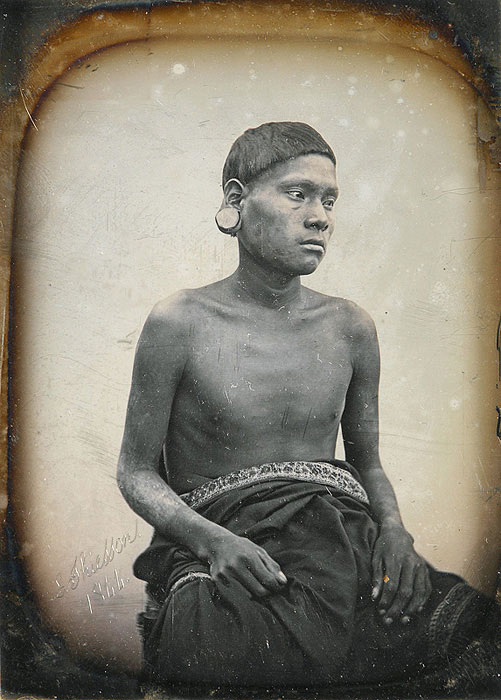 4/05 — E.THIESSON Botocudo, 1844 Daguerreótipo Acervo Musée du Quai Branly (França)