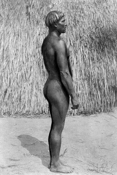 1/4 — HERMANN MEYER Índio Kamaiurá, c. 1895 Xingu, AM Acervo Inst. Moreira Salles / Leibniz-Institut für Länderkunde
